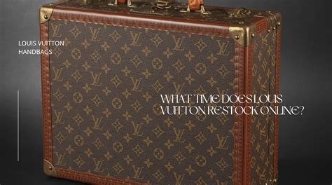 how often does louis vuitton restock|Louis Vuitton online ordering.